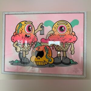 Buff Monster - Mister Melty " Never Not Melting " Signed & Numbered Print